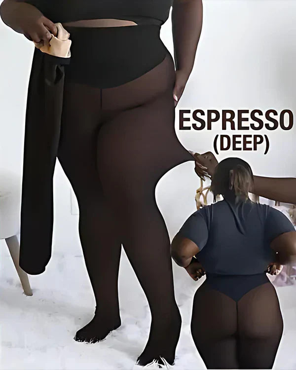 Shaping wool trousers for winter - in sheer fleece