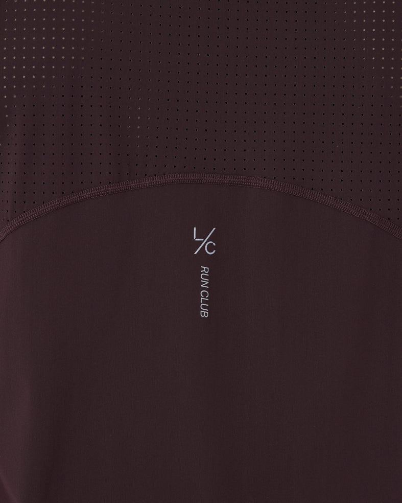 Mens Run Tank Dark Cocoa