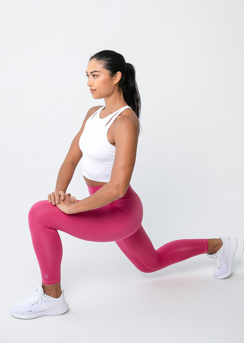 Women's Longline Bra White