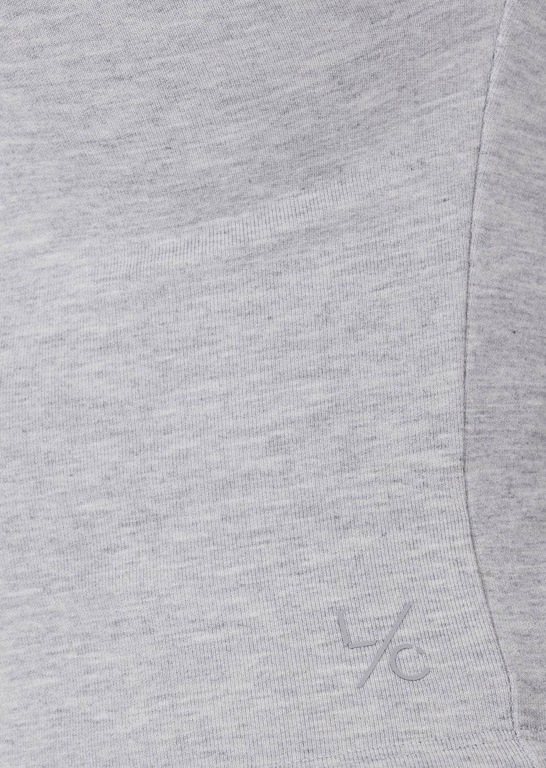 Women's Cap Sleeve Top Grey Marl