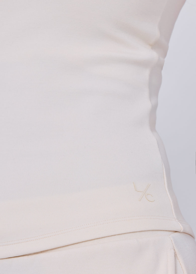 Women's Scoop Neck Tank Eggnog