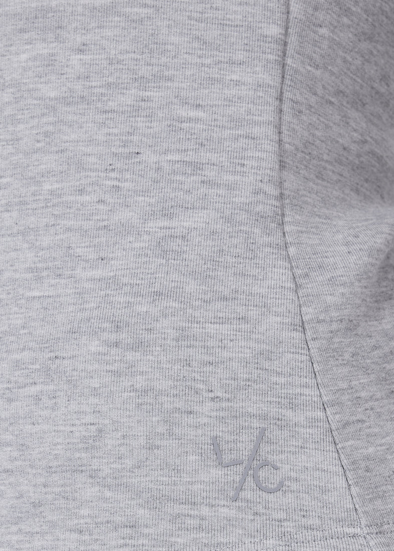 Women's Scoop Neck Tank Grey Marl