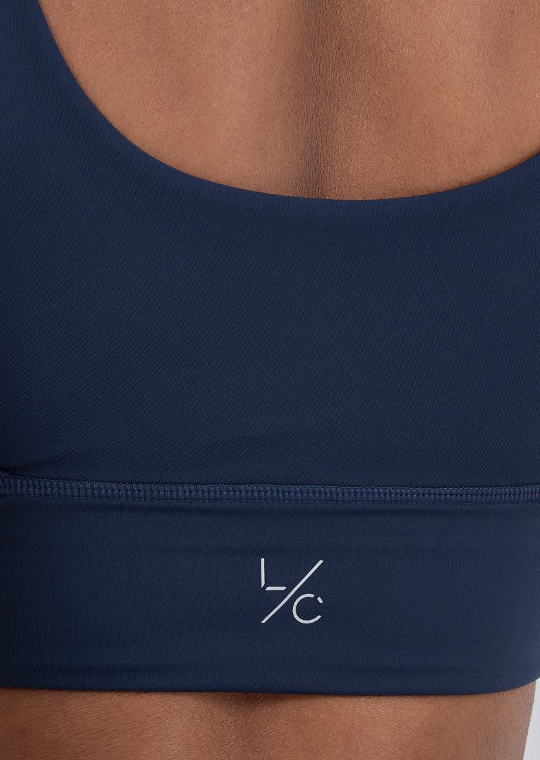 Women's Scoop Neck Bra Dark Navy