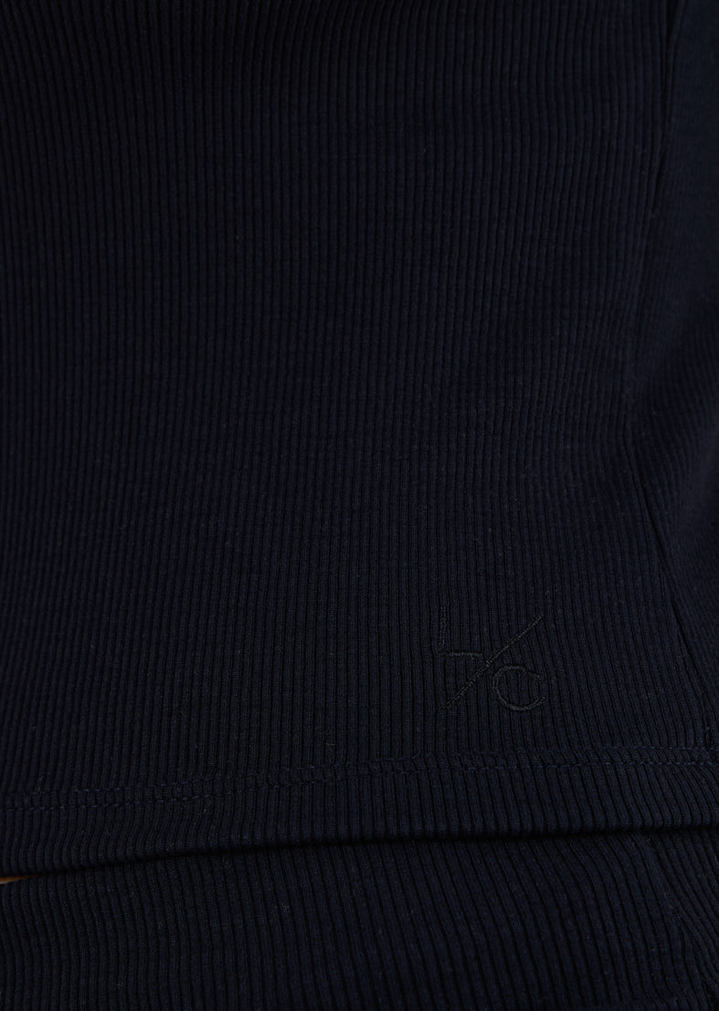 Women's Half Sleeve Tee Black