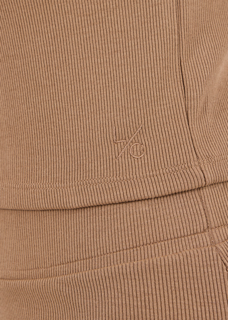 Women's Half Sleeve Tee Camel