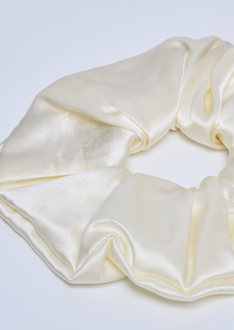 Women's Silk Scrunchie Cream