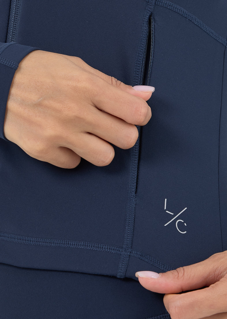 Women's Active Zip Jacket Dark Navy