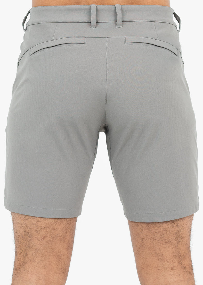 Men's Shorts Classic Fit -8"R Pebble Grey