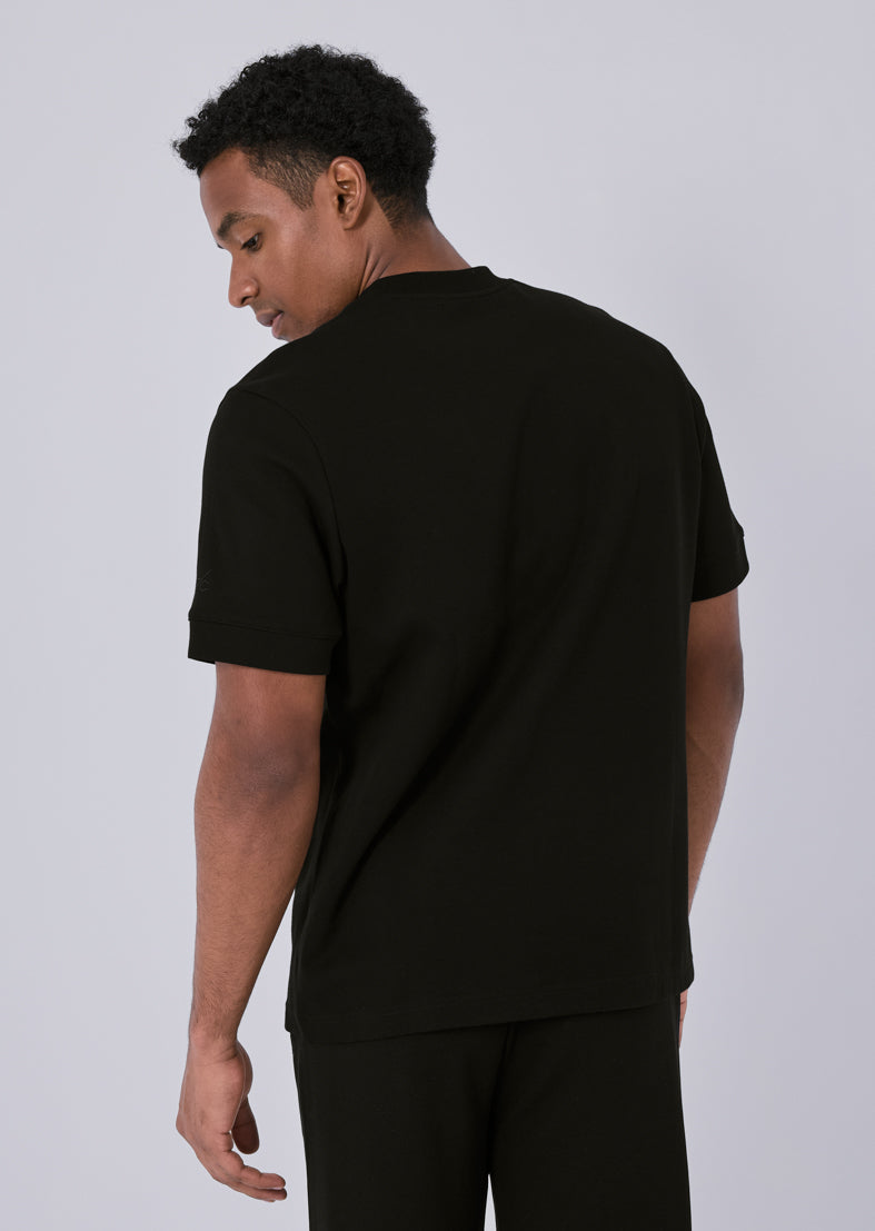 Mens Interlock Relaxed Tee Black