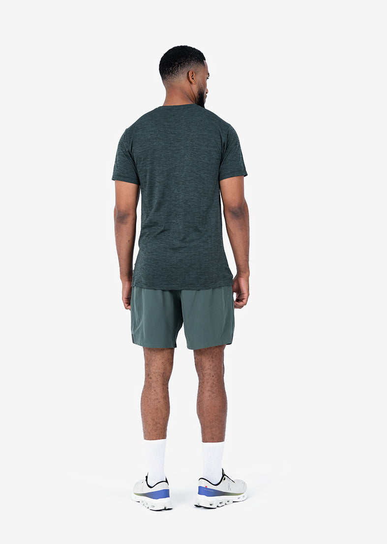 Men's Tee Khaki Green Melange