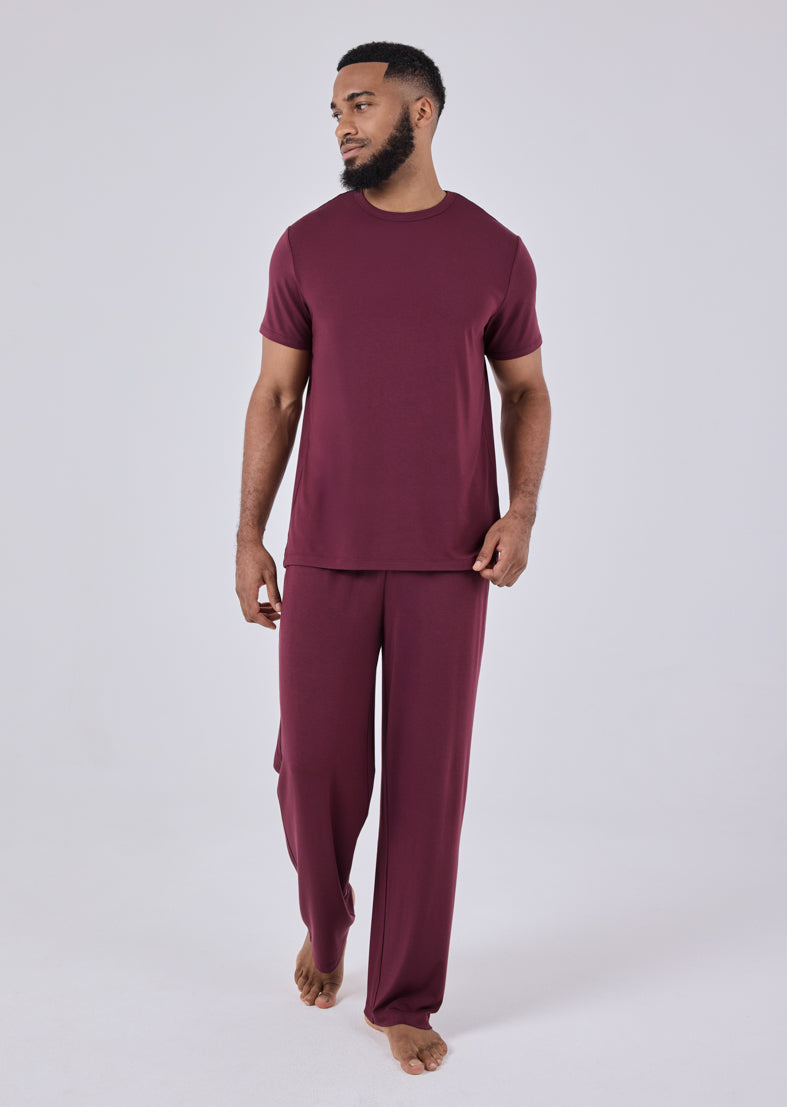 Men's Pant Dark Burgundy