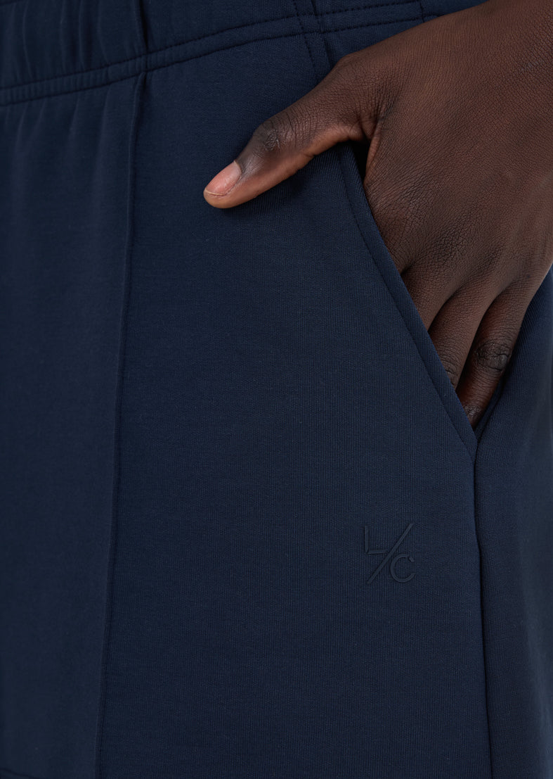 Women's Pintuck Short Dark Navy