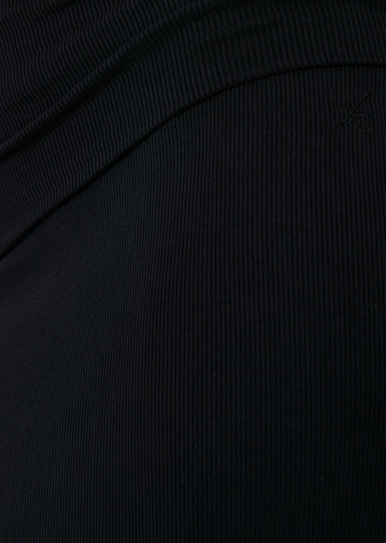 Women's Fold Waist Skirt Black