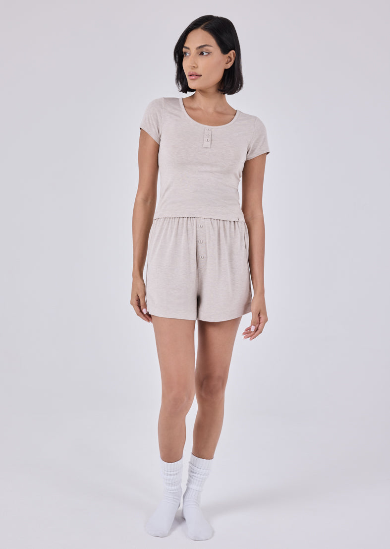 Women's Tee Oatmeal Heather