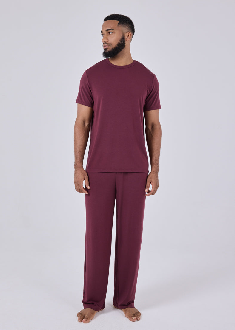 Men's Top Dark Burgundy