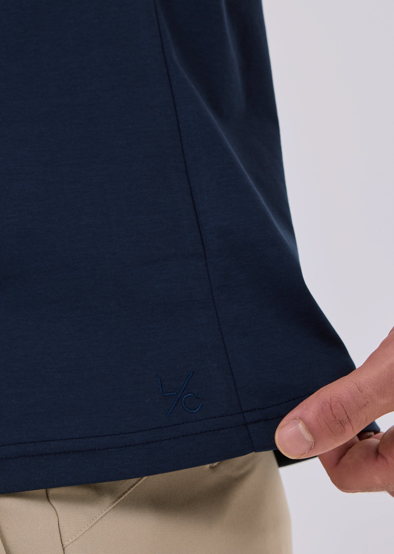 Men's Mercerised Tee Dark navy