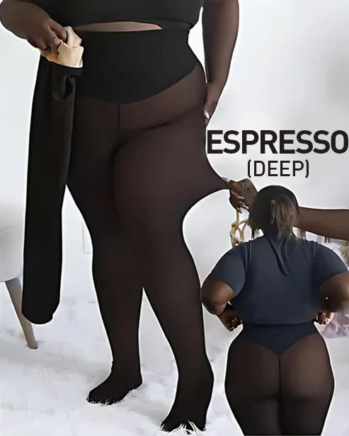 Shaping wool trousers for winter - in sheer fleece