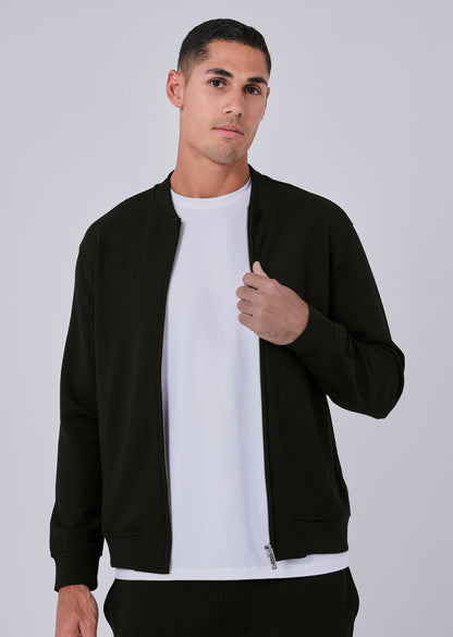 Mens All Around Lounge Bomber Black
