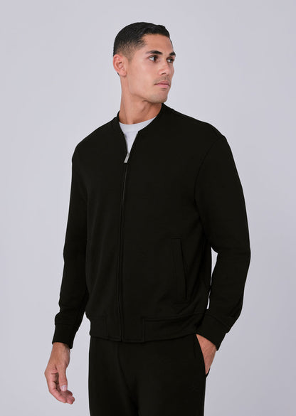 Mens All Around Lounge Bomber Black