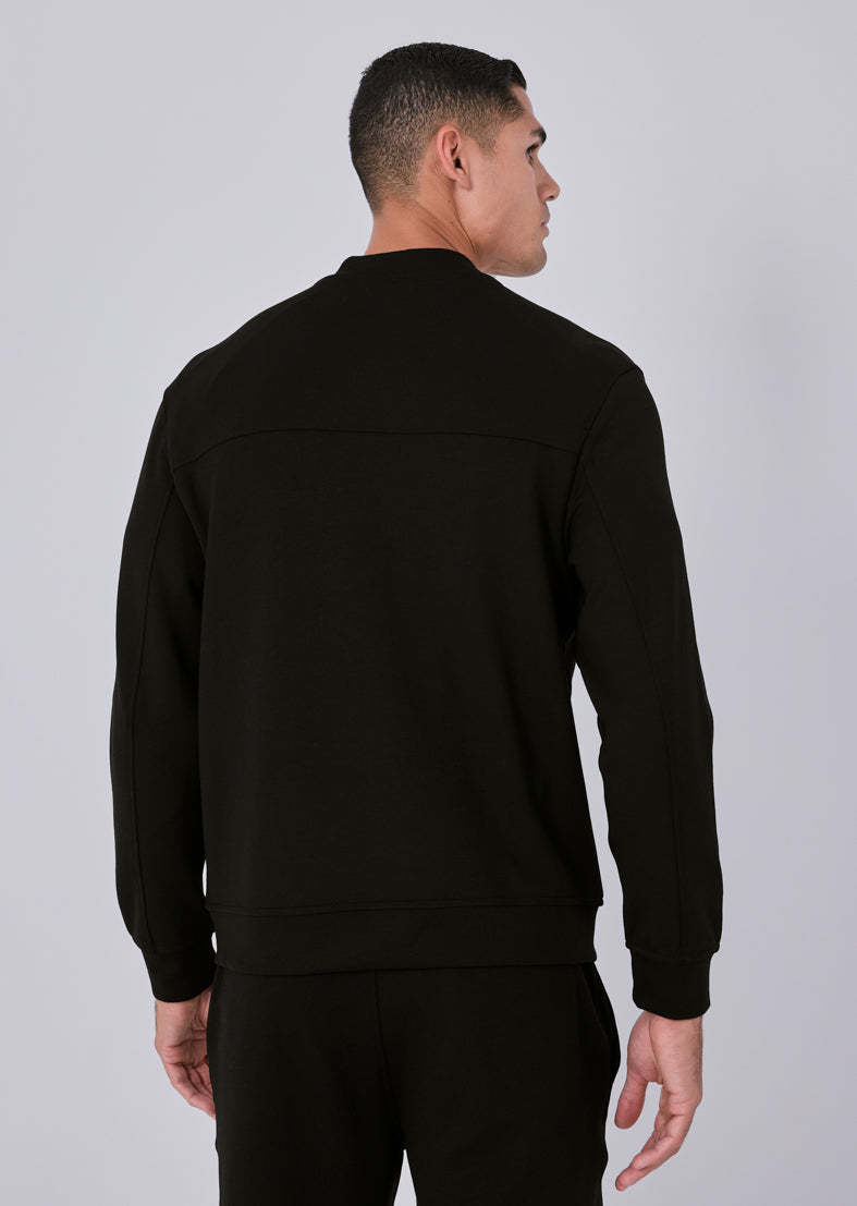 Mens All Around Lounge Bomber Black