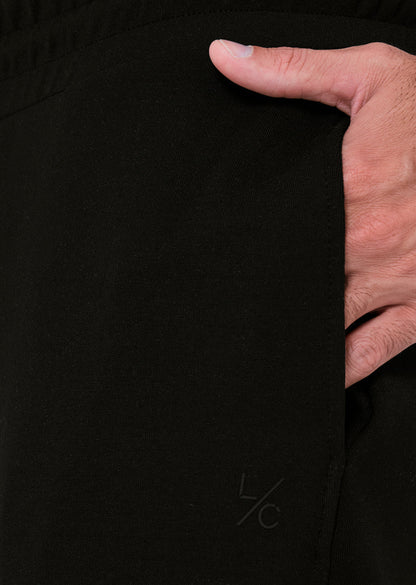 Mens All Around Lounge Straight Leg Pant Black