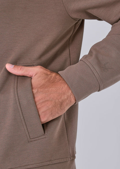 Mens All Around Lounge Bomber Walnut