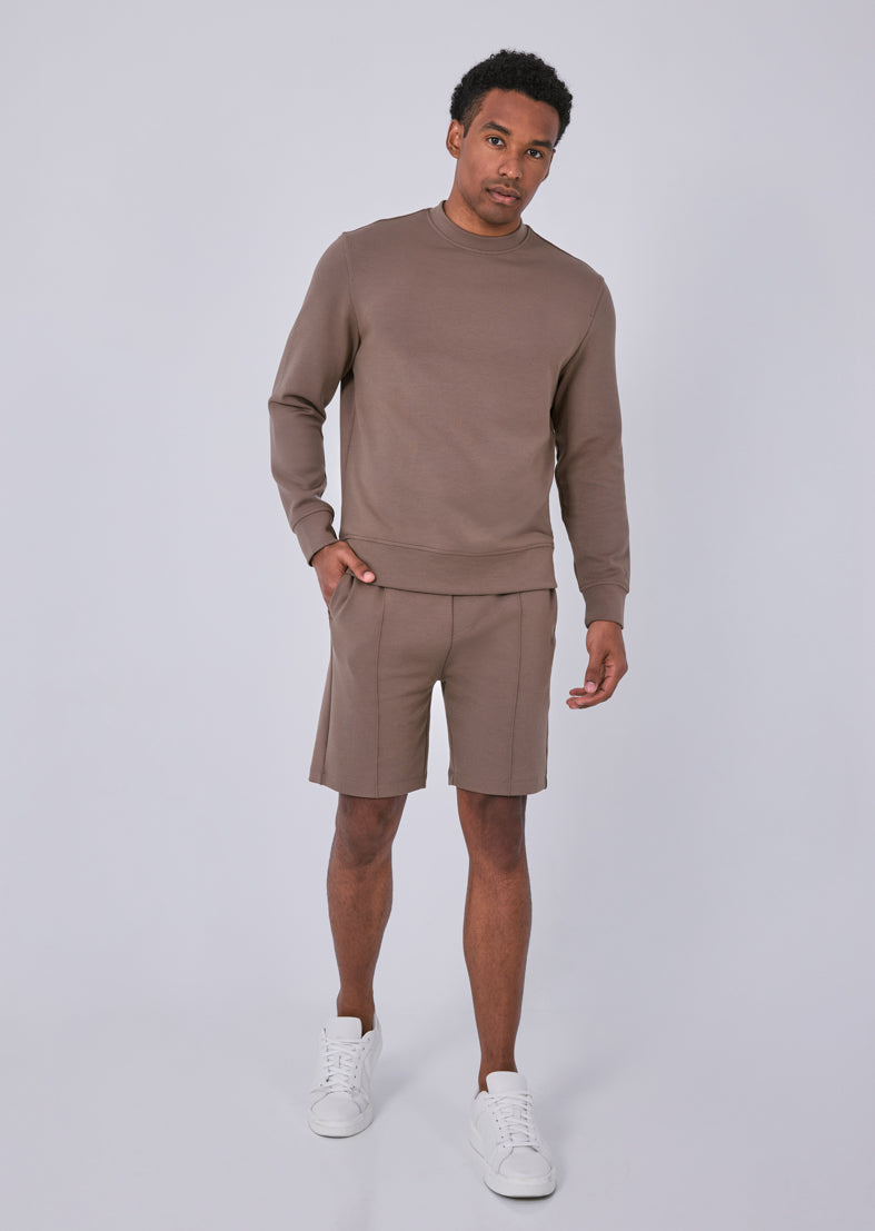 Mens All Around Lounge Shorts Walnut