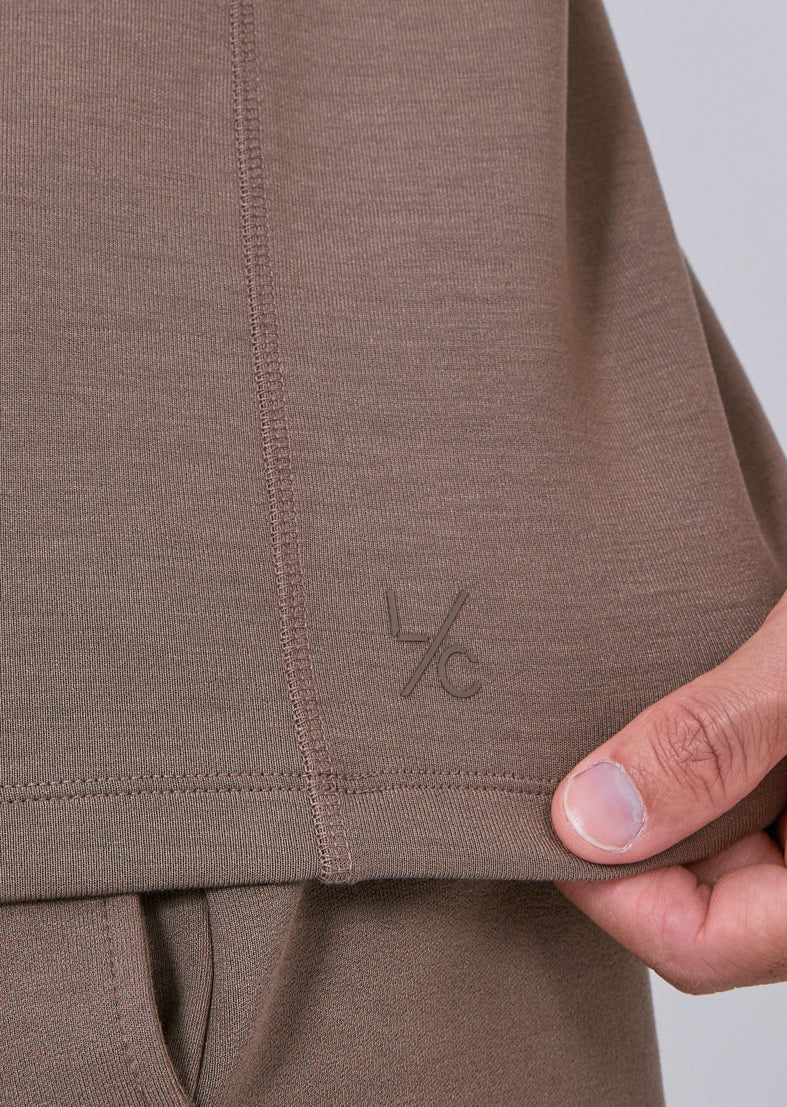 Mens All Around Lounge Tee Walnut