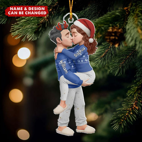 Christmas Gifts For Husband And Wife - Personalized Acrylic Ornament