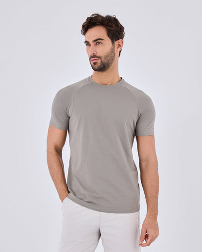 Mens Essential Tee Pebble Grey