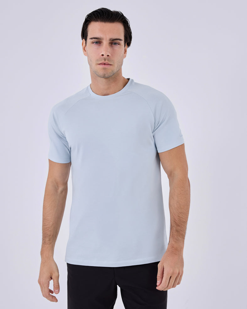 Mens Essential Tee Blue Mist