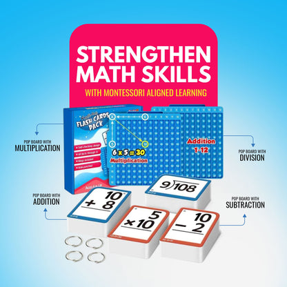 PopSmart™️ - Interactive Math Board + Cards