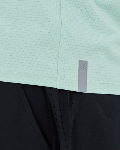 Mens Hybrid Active Long Sleeve Top Style Fresh Mint