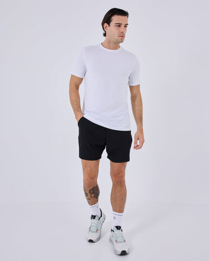 Mens Hybrid Active Tee Style White