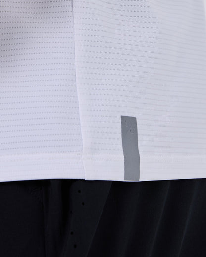 Mens Hybrid Active Tee Style White