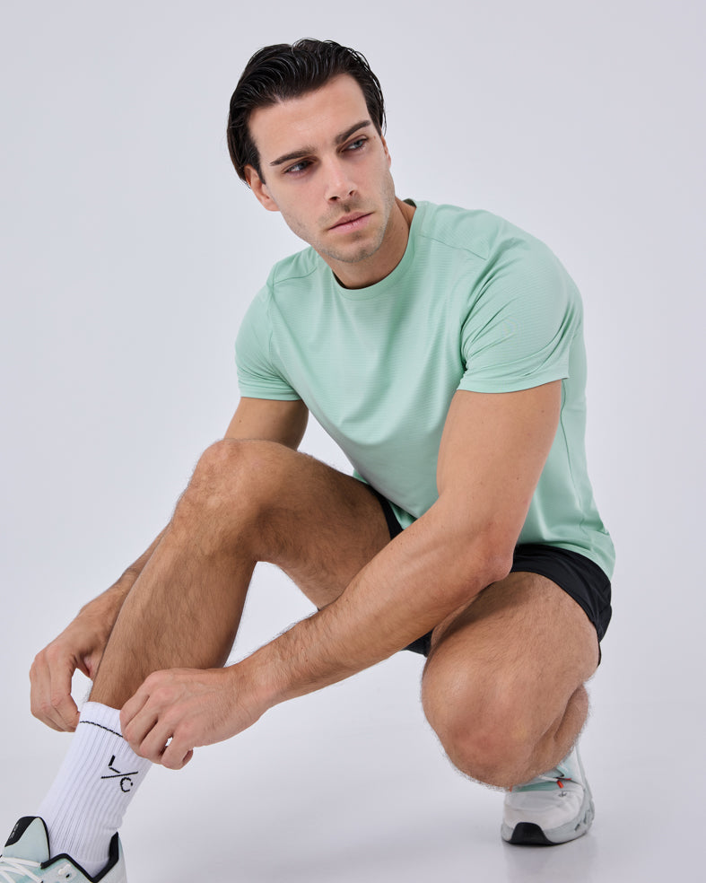 Mens Hybrid Active Tee Style Fresh Mint