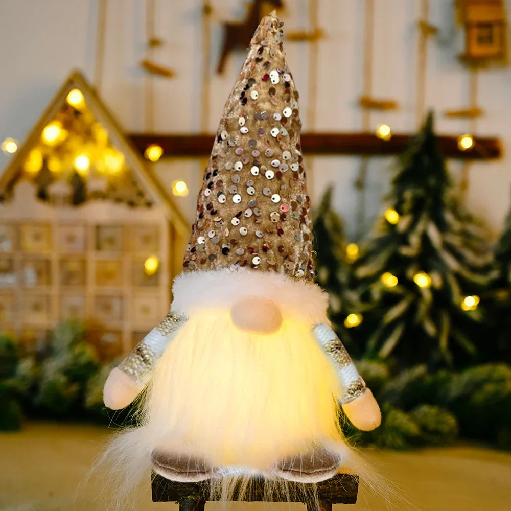 Glowing Gnome Christmas Doll