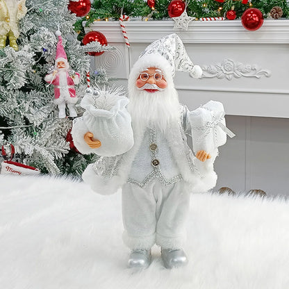 Merry & Bright Santa Doll – Festive Fun Décor