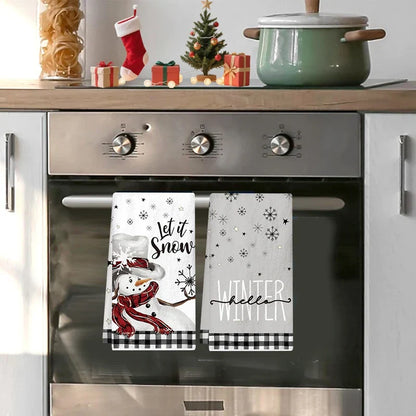 Cozy Christmas Kitchen Towels Set