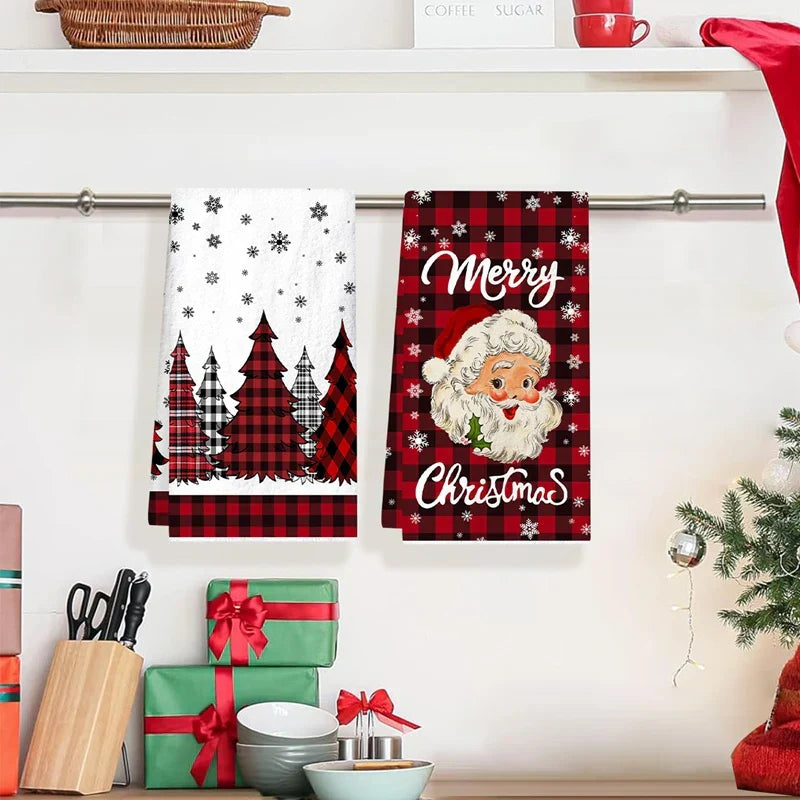 Cozy Christmas Kitchen Towels Set