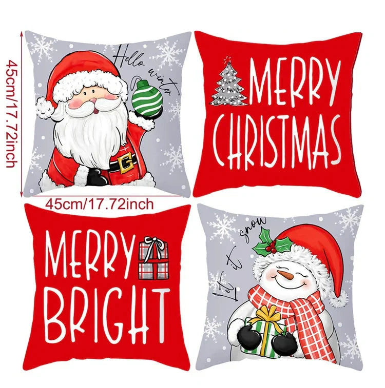 Cozy Christmas Pillow Cover Set