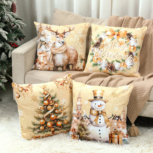 Cozy Christmas Pillow Cover Set