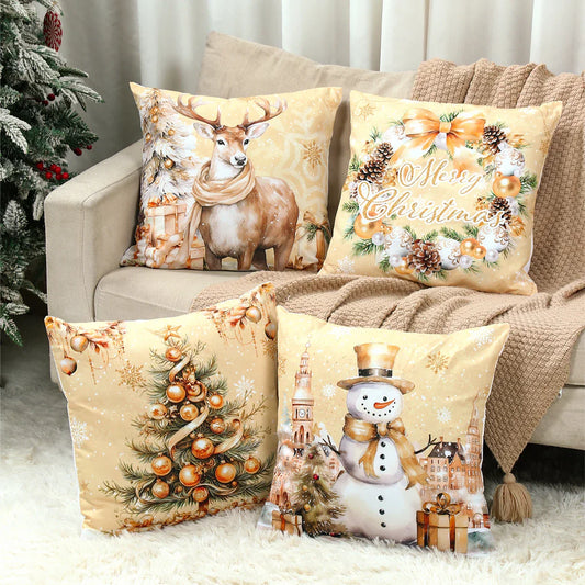 Cozy Christmas Pillow Cover Set