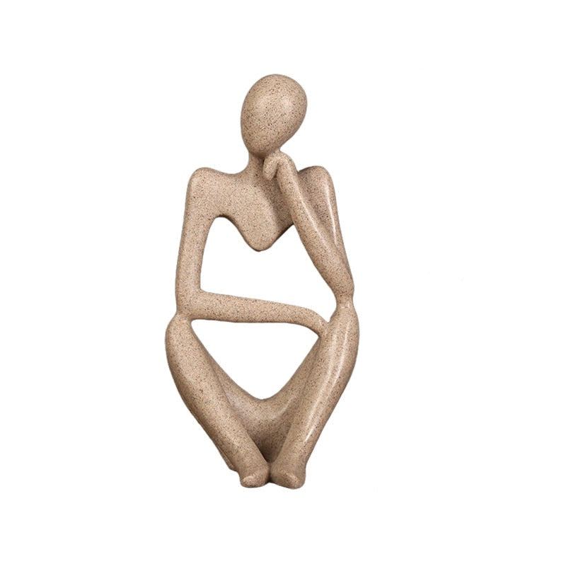 Abstract Thinker Statue