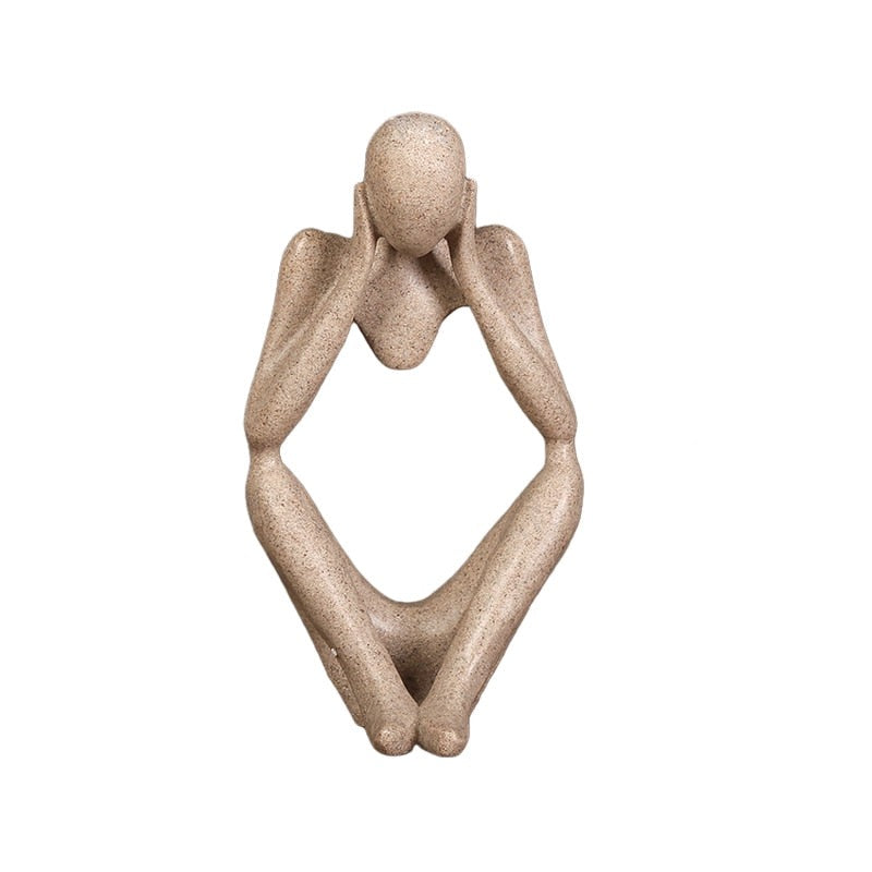 Abstract Thinker Statue