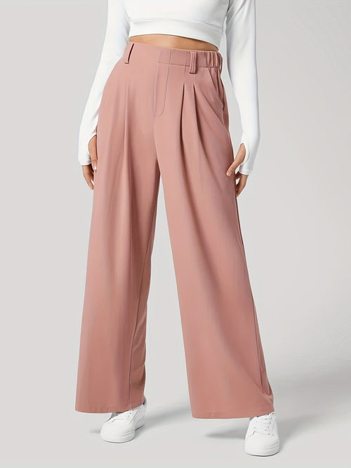 Homeclo® |  2 Pieces wide-Leg Trousers With Pockets