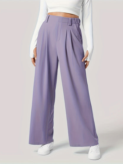 Homeclo® |  2 Pieces wide-Leg Trousers With Pockets