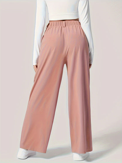 Homeclo® |  2 Pieces wide-Leg Trousers With Pockets