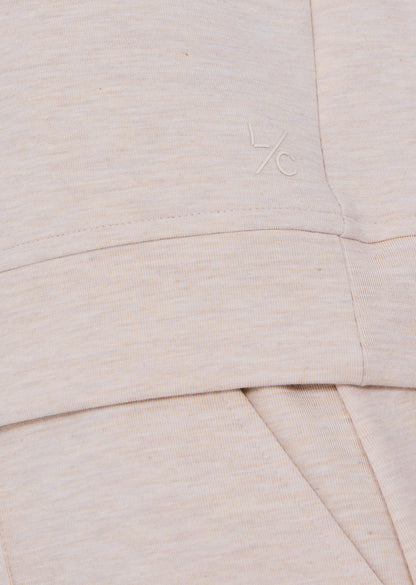 Women's Half-Zip Sweatshirt Oatmeal Heather