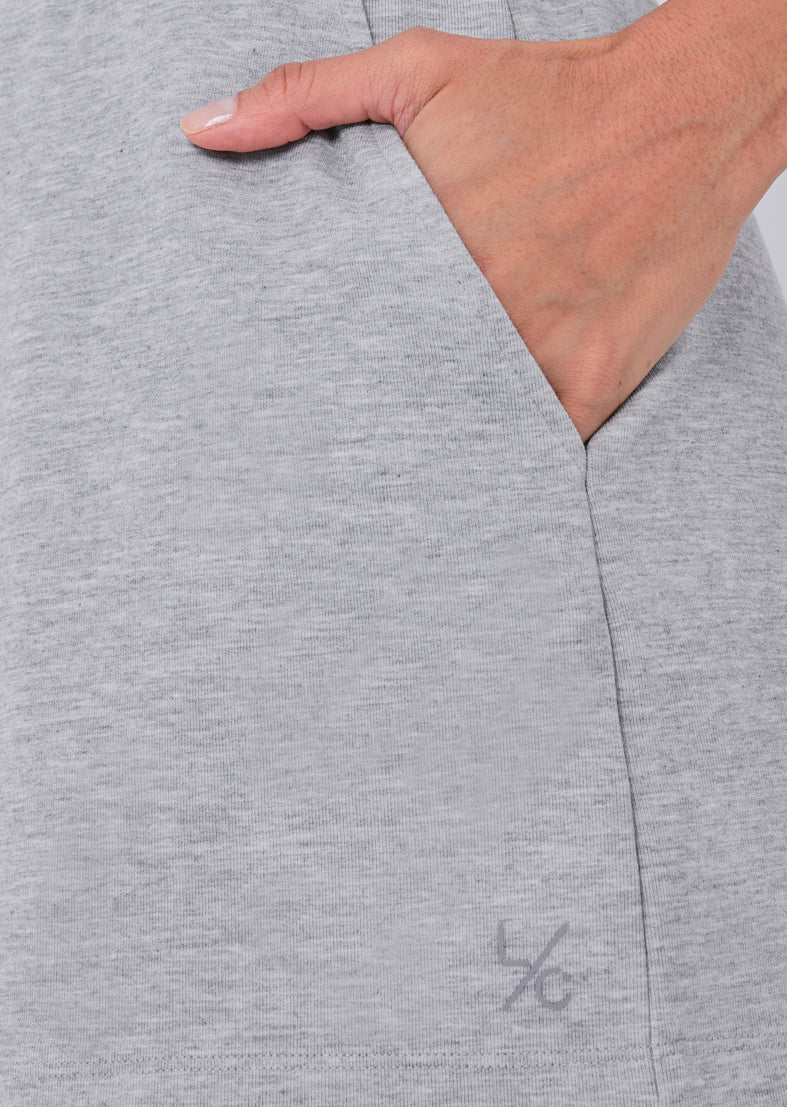 Women's Romper Grey Marl